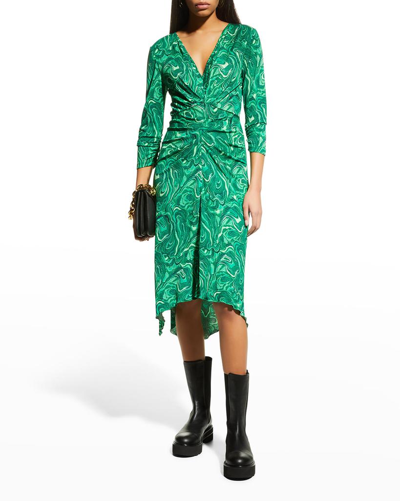 Diane von Furstenberg | Lilac Jersey Midi Dress 1253.19元 商品图片