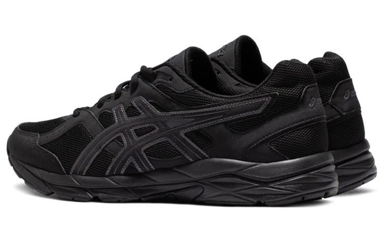 商品[国内直发] Asics|Gel-Contend 1 户外 织物合成革减震防滑耐磨透气 低帮 短跑跑步鞋 男款 黑,价格¥526,第3张图片详细描述