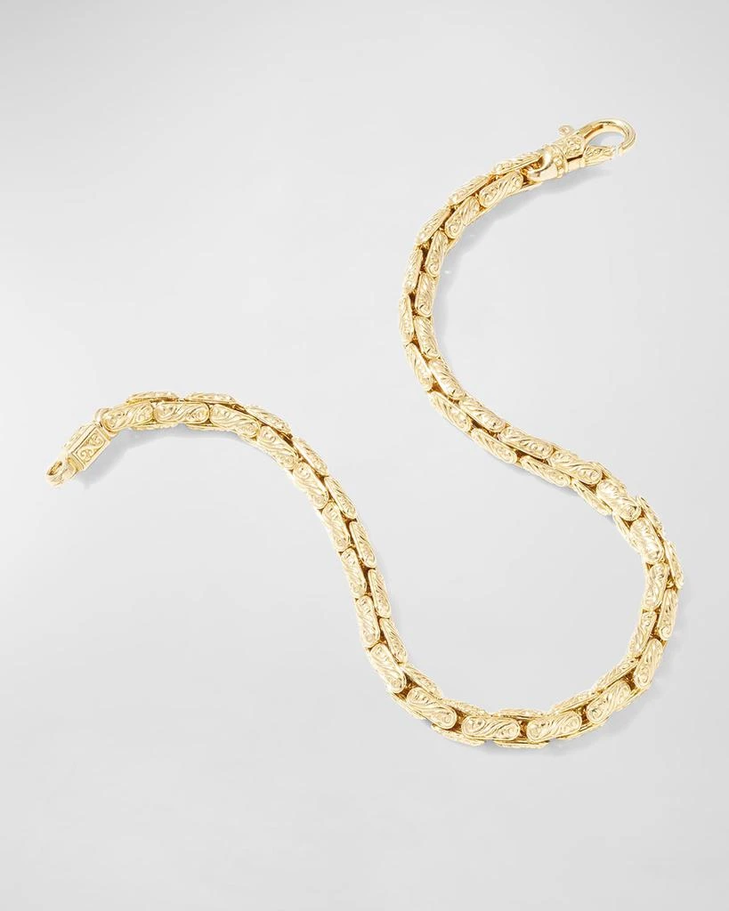 商品Konstantino|Men's 18k Yellow Gold Filigree Chain Bracelet,价格¥52191,第3张图片详细描述