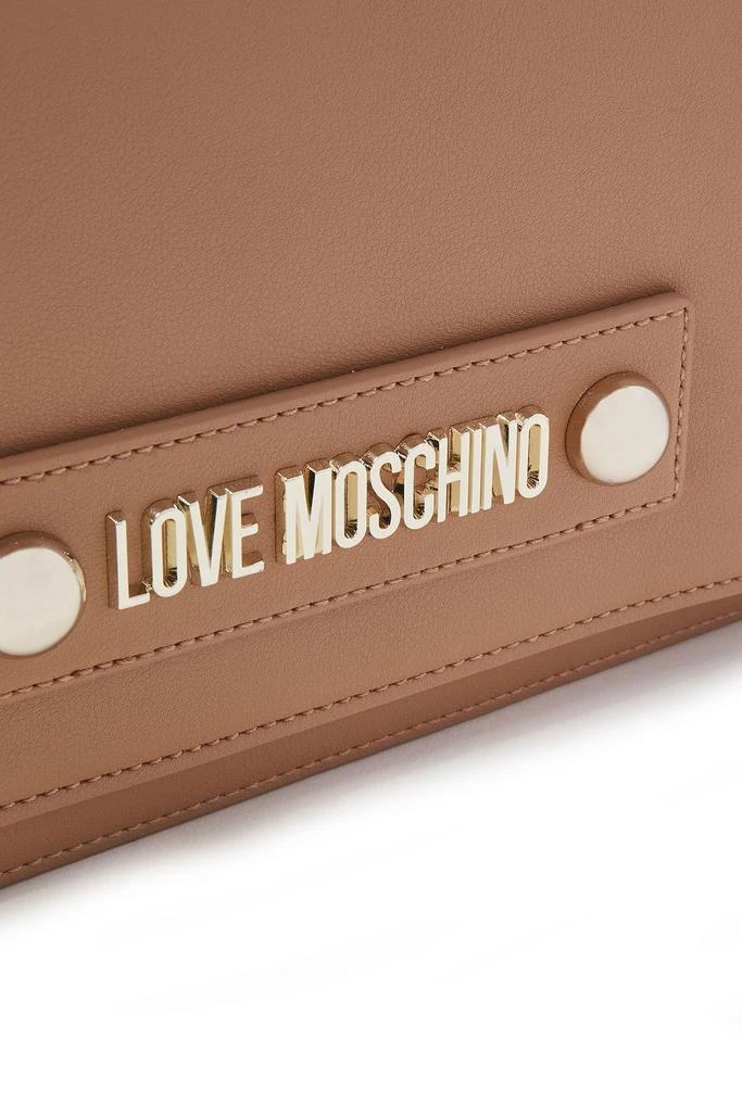 商品Love Moschino|Embellished faux pebbled-leather shoulder bag,价格¥1112,第4张图片详细描述