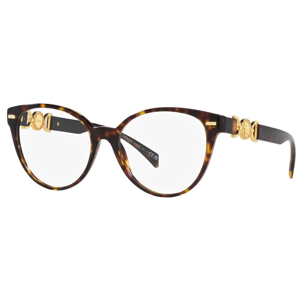 商品Versace|Versace 棕色 Cat-Eye 眼镜,价格¥628,第1张图片