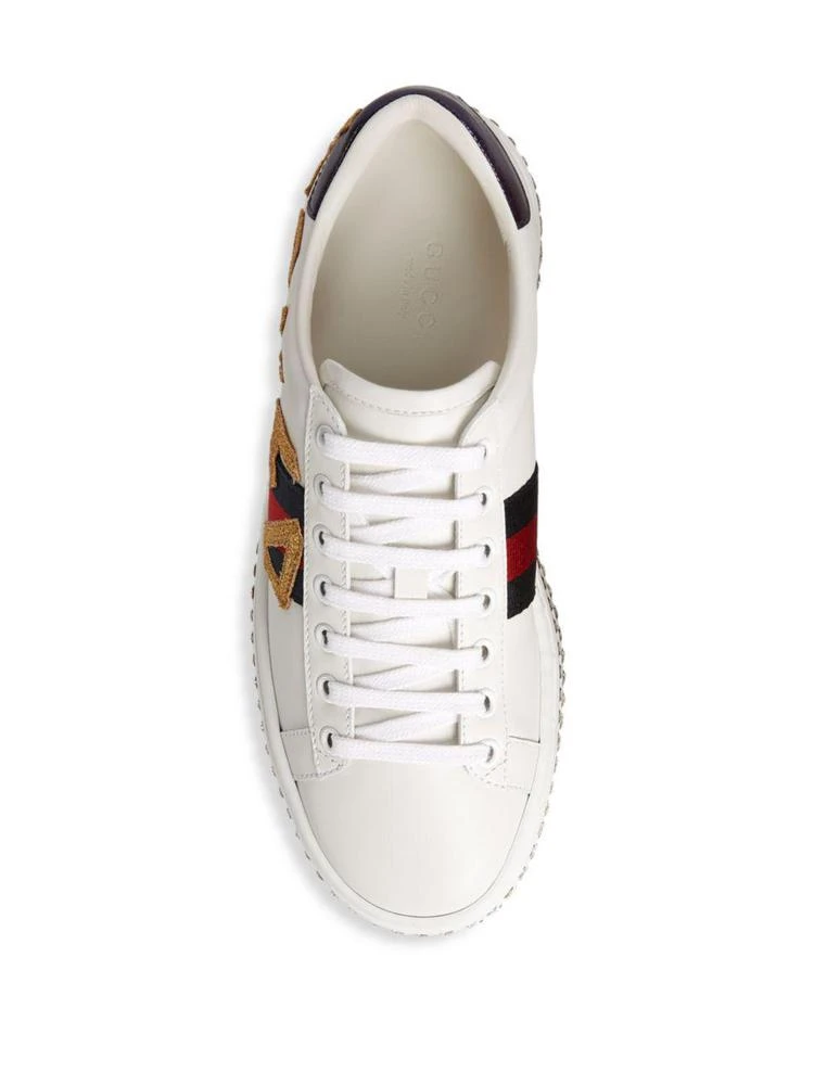 商品Gucci|New Ace Sneakers With Crystals,价格¥10120,第4张图片详细描述