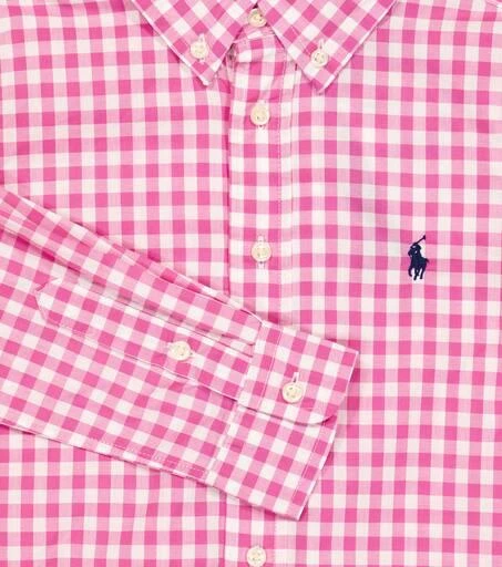 商品Ralph Lauren|Checked cotton poplin shirt,价格¥552,第2张图片详细描述