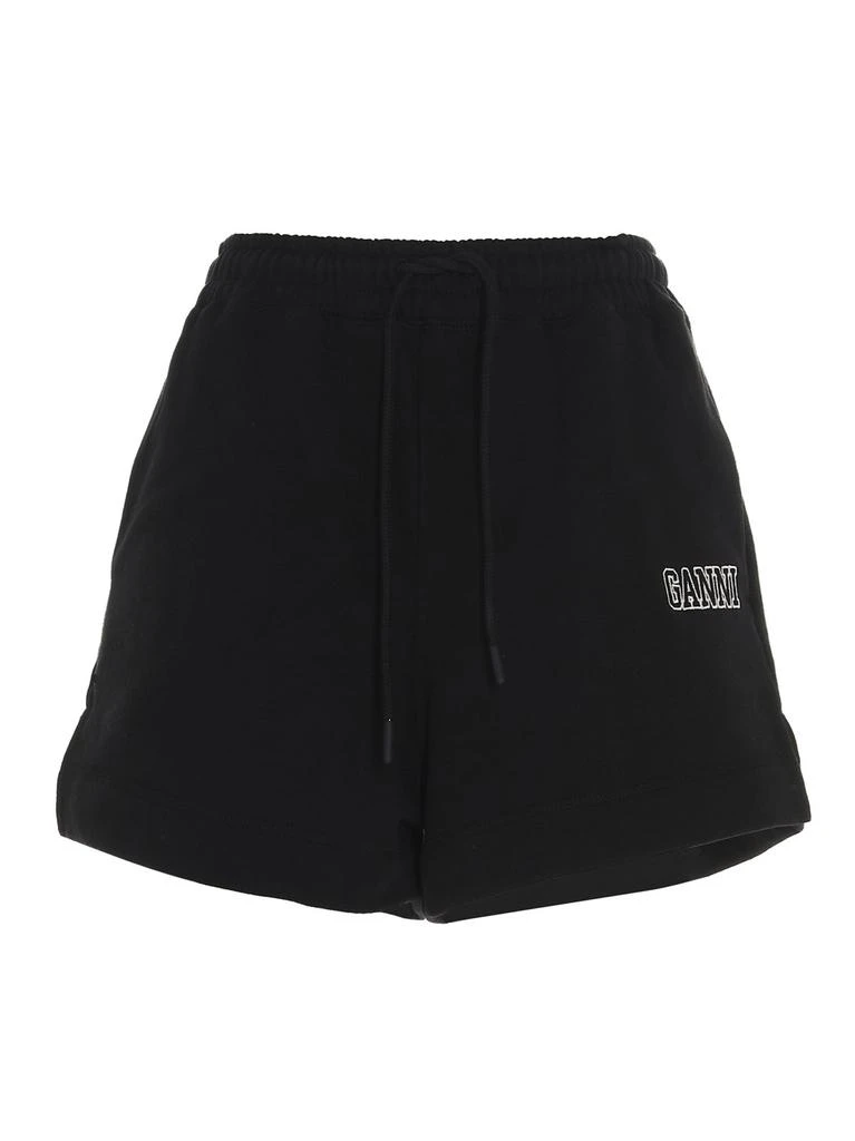 商品Ganni|Ganni Software Isoli Drawstring Shorts,价格¥474,第1张图片