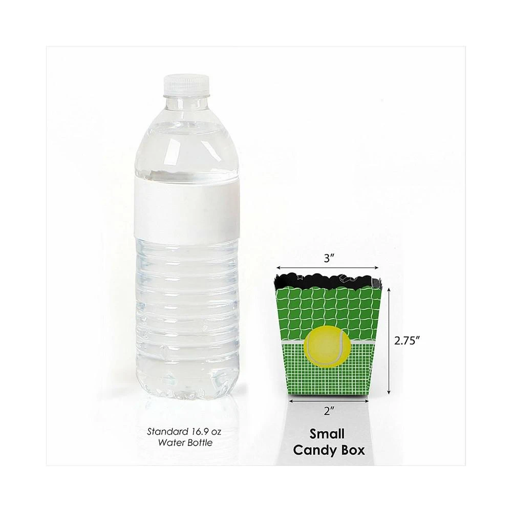 商品Big Dot of Happiness|You Got Served - Tennis - Goodie Favor Boxes - Party Treat Candy Boxes - 12 Ct,价格¥112,第3张图片详细描述