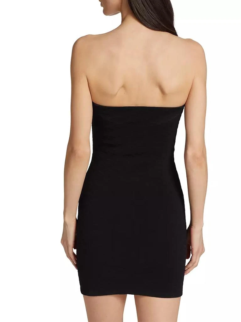 商品Alexander Wang|Monogrammed Jacquard Strapless Minidress,价格¥1333,第5张图片详细描述