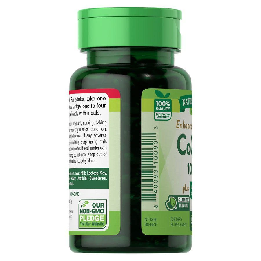 商品Nature's Truth|CoQ-10 100 mg plus Black Pepper Extract,价格¥44,第4张图片详细描述