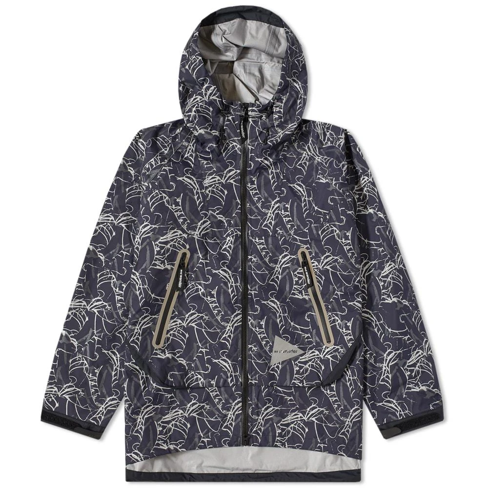 商品And Wander|and wander Reflective Printed Rain Jacket,价格¥4479,第1张图片