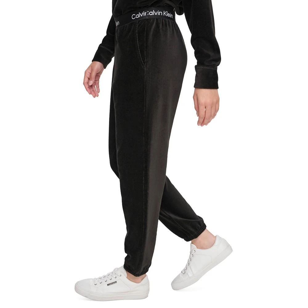 商品Calvin Klein|Women's Velour Joggers,价格¥207,第3张图片详细描述