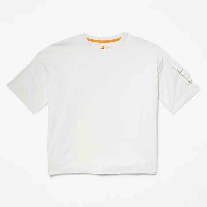 Progressive Utility Pocket T-Shirt for Women in White 商品