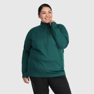 商品Outdoor Research|Womens Vigor Plus Size Half Zip,价格¥465,第1张图片