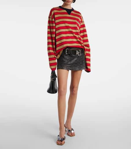 商品Jimmy Choo|Freja 70亮片绒面革夹趾凉鞋,价格¥7846,第3张图片详细描述