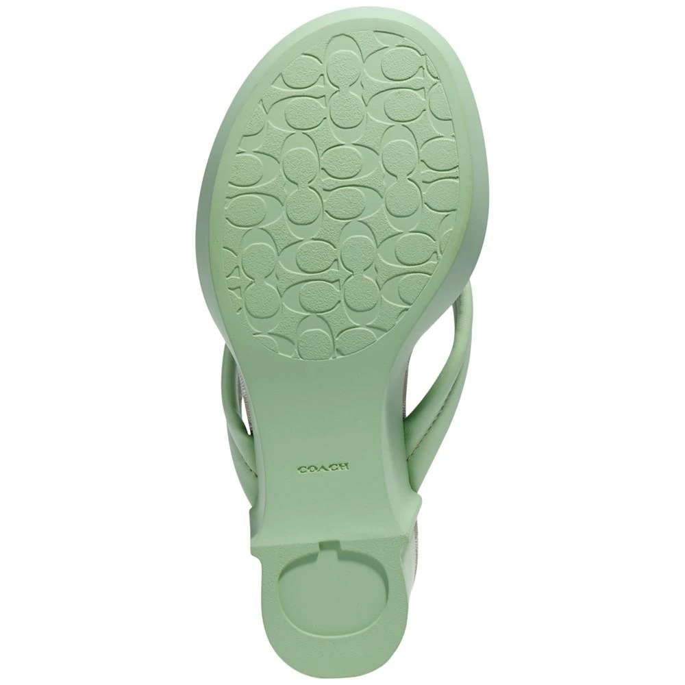商品Coach|Women's Franki Platform Flip-Flop Sandals,价格¥492,第5张图片详细描述