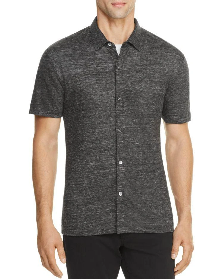 商品Theory|Linen Knit Slim Fit Button-Down Shirt,价格¥750,第1张图片