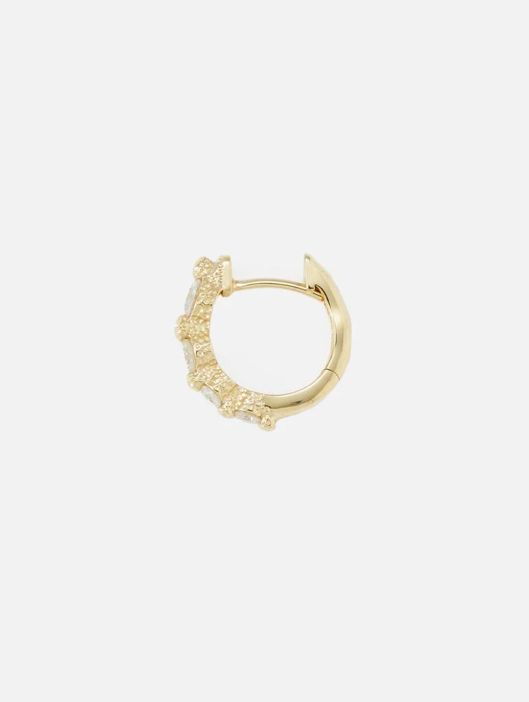 商品THREE STORIES JEWELRY|Single Timeless Small Graduated Diamond Hoop,价格¥7625,第3张图片详细描述