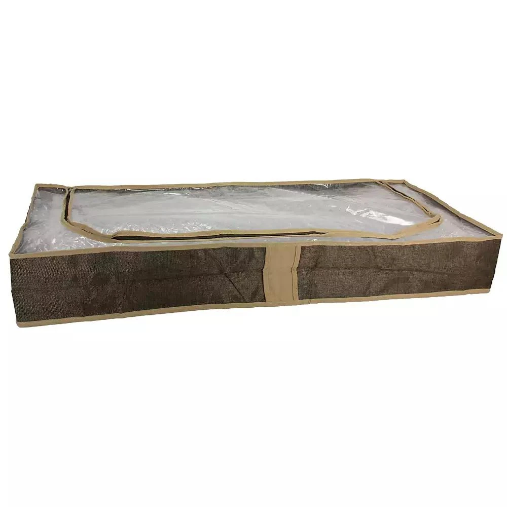 商品Household Essentials|Coffee Linen Under the Bed Storage Bag,价格¥209,第1张图片
