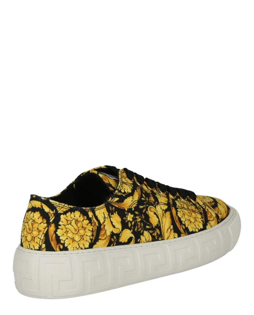 商品Versace|La Greca Barocco Canvas Sneakers,价格¥1779,第3张图片详细描述