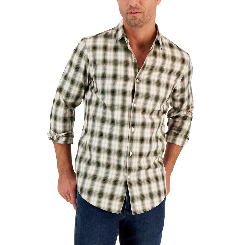 商品Alfani|Men's Droa Plaid Shirt, Created for Macy's,价格¥69,第1张图片