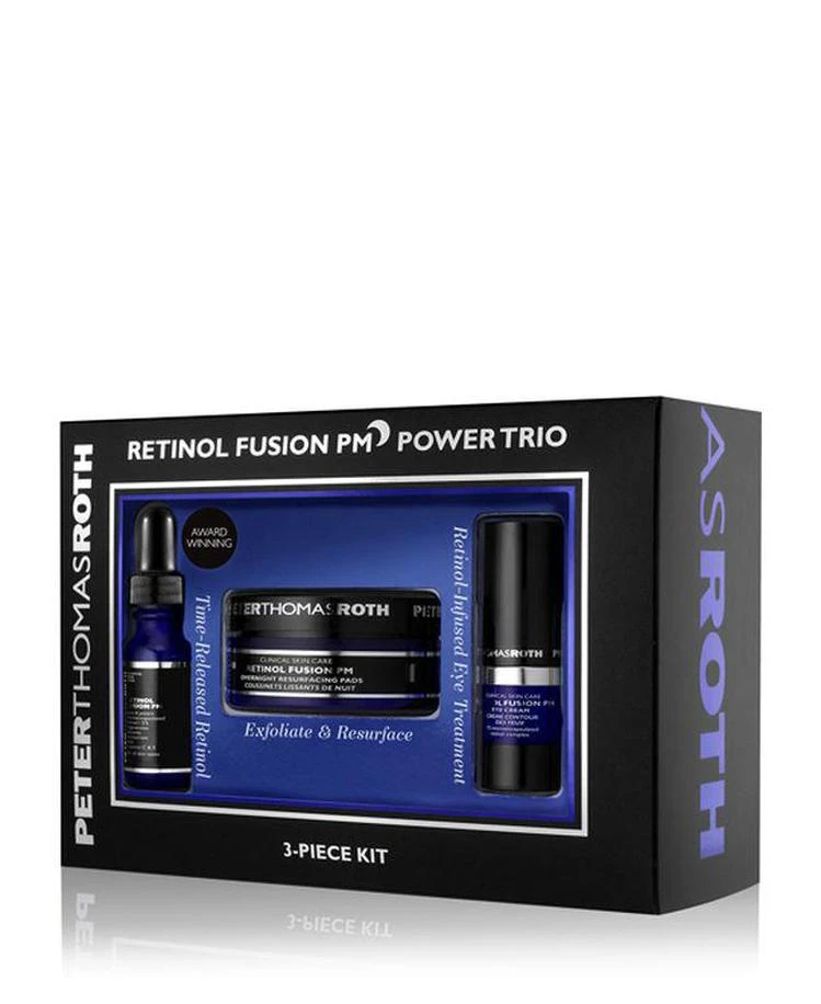 商品Peter Thomas Roth|Retinol Fusion PM Power Trio,价格¥441,第1张图片