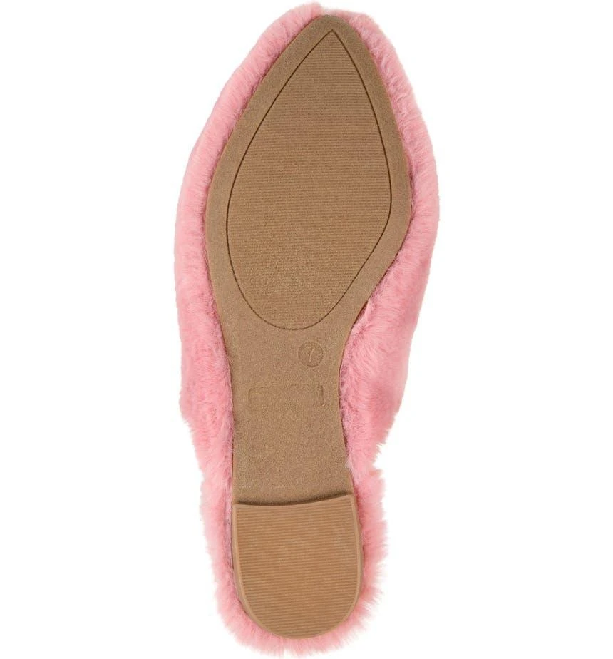 商品Journee Collection|JOURNEE Sundown Faux Fur Slipper,价格¥316,第5张图片详细描述