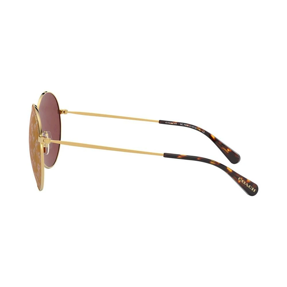 商品Coach|Women's L1012 Sunglasses, Mirror HC7078,价格¥1160,第5张图片详细描述