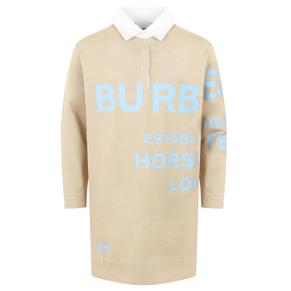 商品Burberry|Beige Long Sleeve Jessy Dress,价格¥1097,第1张图片