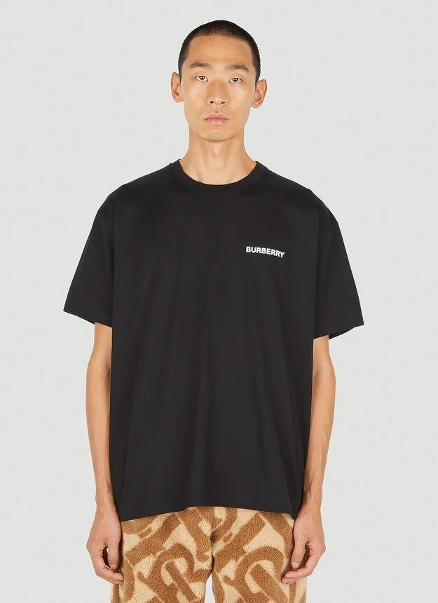 商品Burberry|Logo Print T-Shirt in Black,价格¥5979,第1张图片