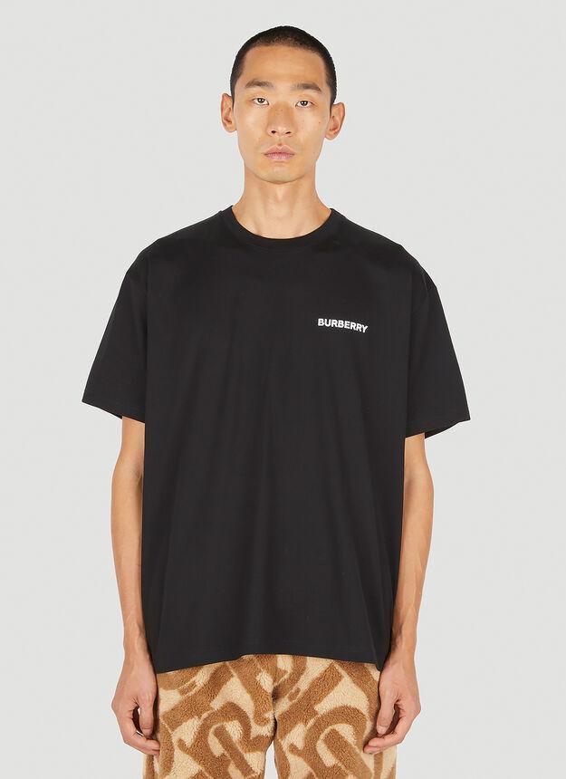 商品Burberry|Logo Print T-Shirt in Black,价格¥5000,第1张图片