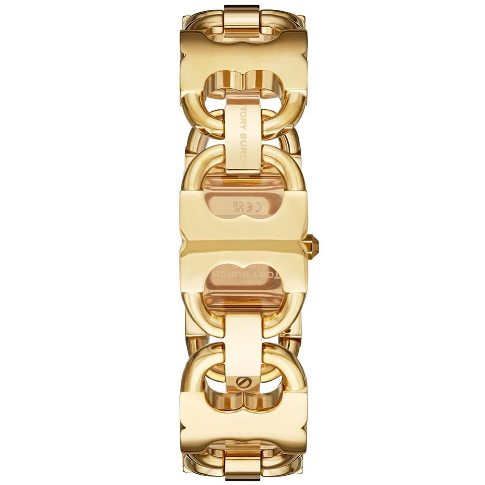 商品Tory Burch|Women's Double T-Link Gold-Tone Stainless Steel Bracelet Watch 22mm,价格¥2480,第5张图片详细描述