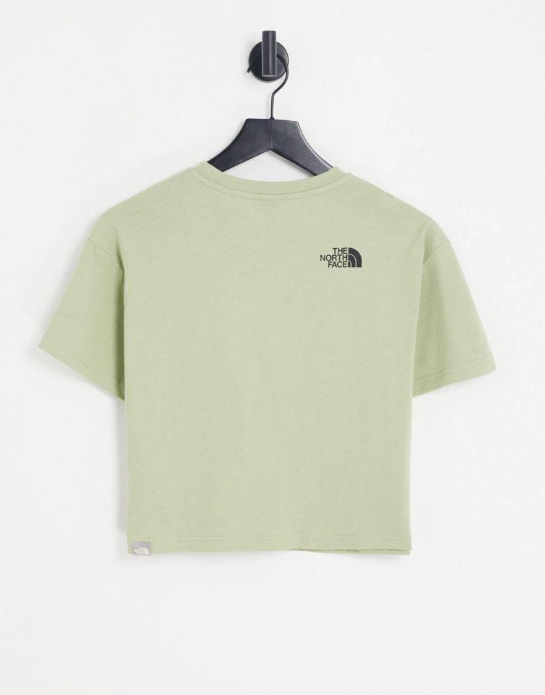 商品The North Face|The North Face Dome at Center cropped t-shirt in khaki Exclusive at ASOS,价格¥256,第4张图片详细描述