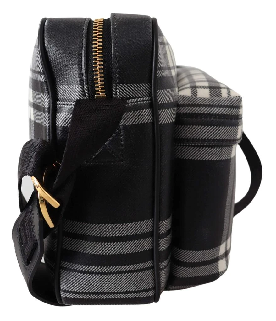 商品Versace|Versace Grey Fabric & Leather Crossbody Bag,价格¥7745,第2张图片详细描述