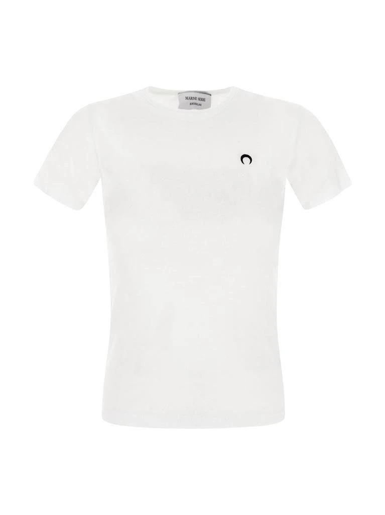 商品MARINE SERRE|Marine Serre Mini Fit T-Shirt,价格¥767,第1张图片