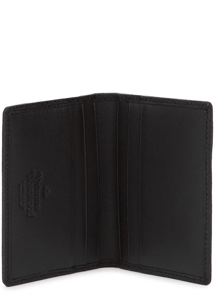 商品Vivienne Westwood|Black logo leather card holder,价格¥1229,第3张图片详细描述