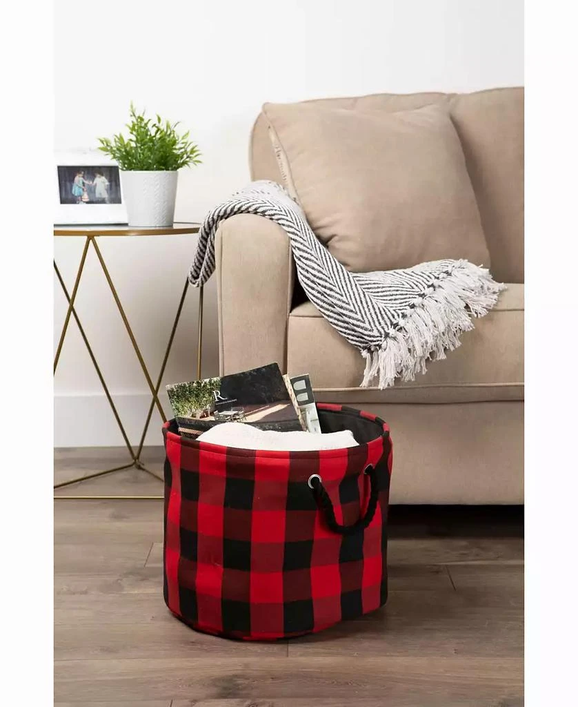 商品Design Imports|Storage Bin Buffalo Check, Round,价格¥282,第4张图片详细描述