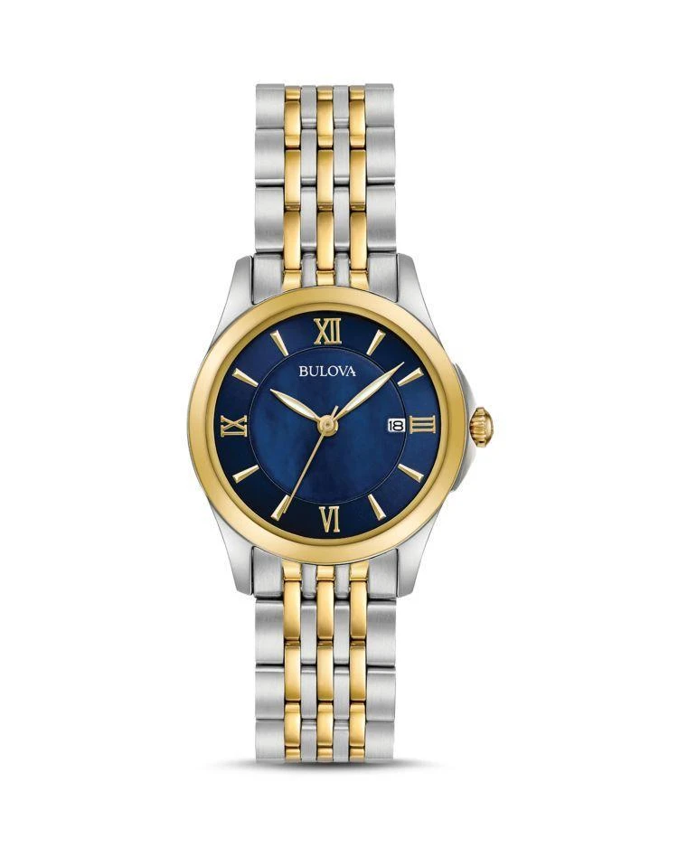 商品Bulova|Two-Tone Modern Watch, 27mm,价格¥1824,第1张图片