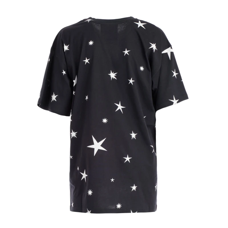 Moschino 莫斯奇诺 女士黑色棉质短袖T恤 V0703-5440-1555 商品