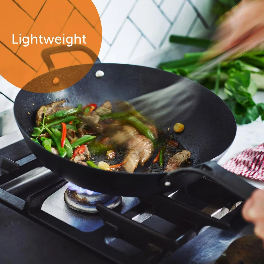 商品BK Cookware|BK Cookware Black Steel 12-Inch Open Wok,价格¥553,第4张图片详细描述