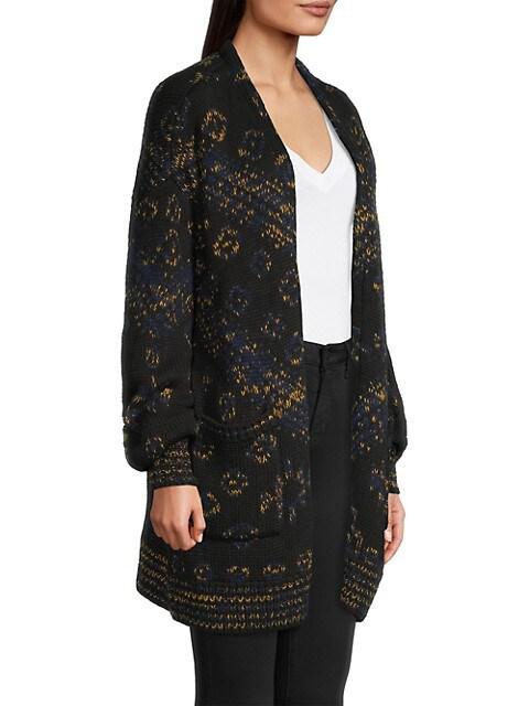 商品525 America|Oversized Jacquard Knit Cardigan,价格¥1302,第6张图片详细描述