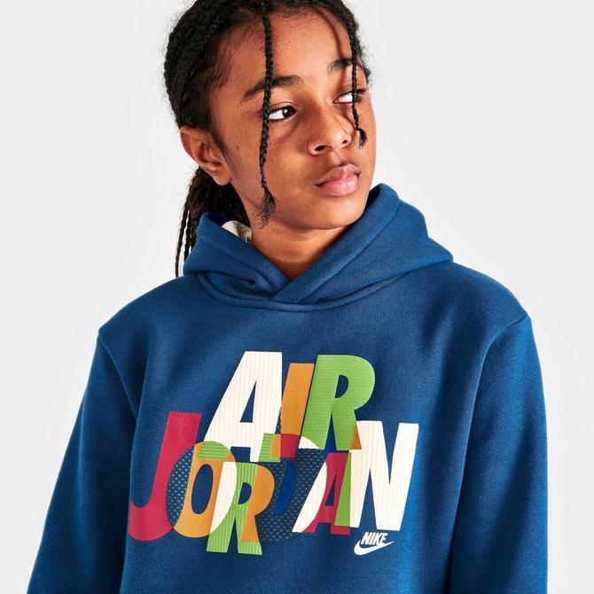 Kids' Jordan Messy Room Fleece Pullover Hoodie商品第5张图片规格展示