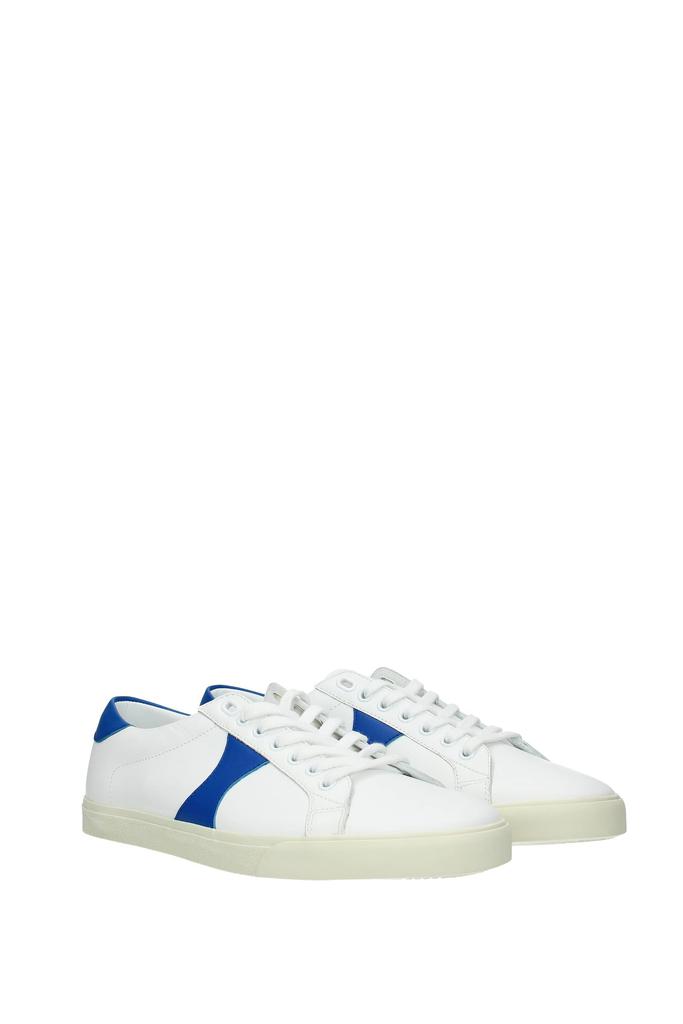 Sneakers Leather White Blue商品第2张图片规格展示