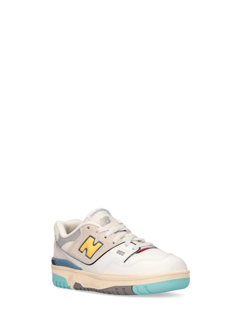 商品New Balance|Leather & Mesh Lace-up Sneakers,价格¥497,第2张图片详细描述