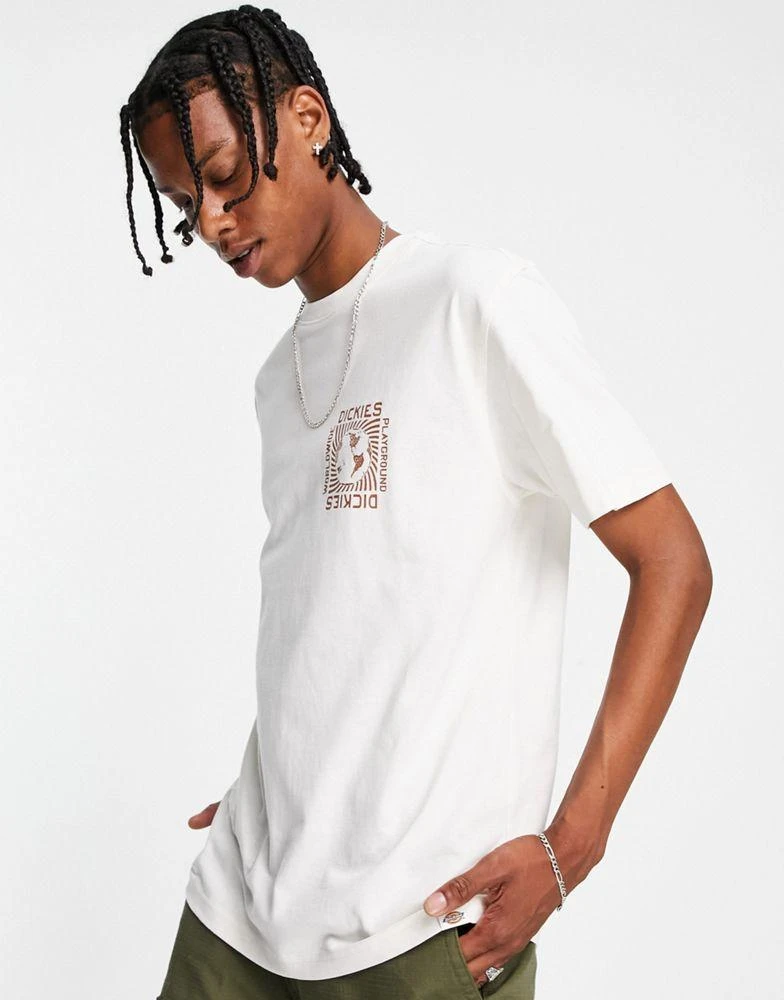 商品DICKIES|Dickies Marbury back print t-shirt in off white,价格¥387,第2张图片详细描述