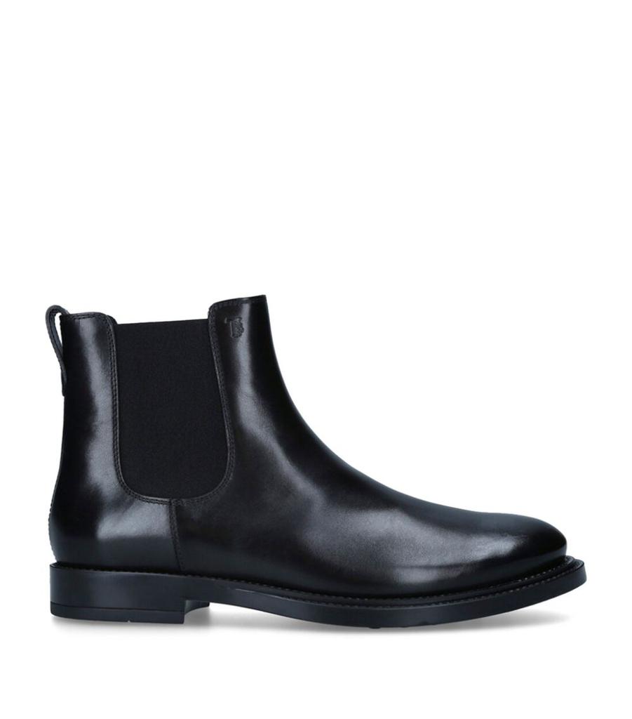 Leather Stivaletto Chelsea Boots商品第3张图片规格展示