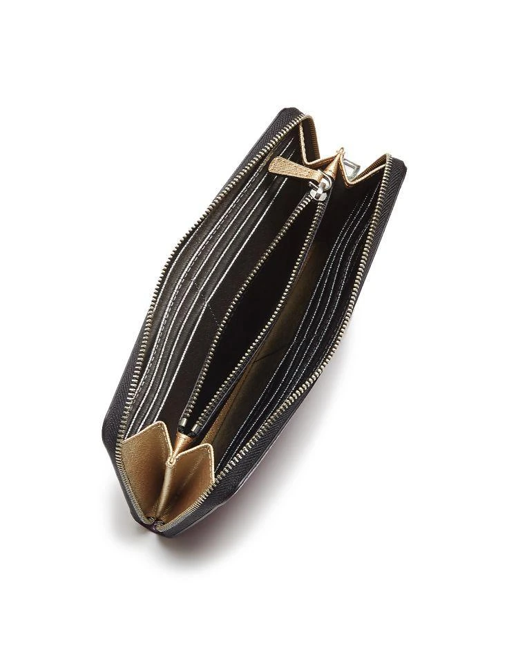 商品Marc Jacobs|Standard Tricolor Metallic Saffiano Leather Continental Wallet,价格¥1094,第2张图片详细描述