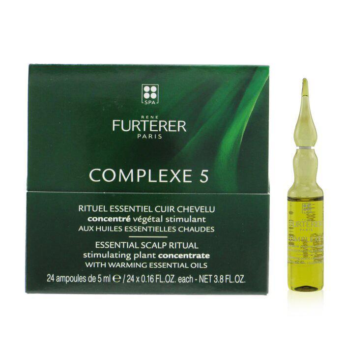 商品René Furterer|Rene Furterer 5号精油 焕活净澈毛囊（洗发前护理） 24x5ml/0.16oz,价格¥916,第4张图片详细描述