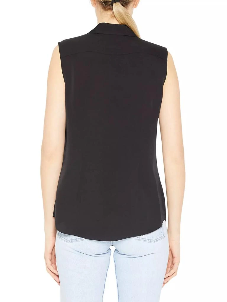 商品Theory|Tanelis Modern Silk Sleeveless Blouse,价格¥1024,第5张图片详细描述