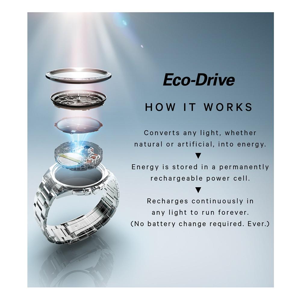 Women's Eco-Drive Axiom Stainless Steel Bracelet Watch 28mm商品第2张图片规格展示