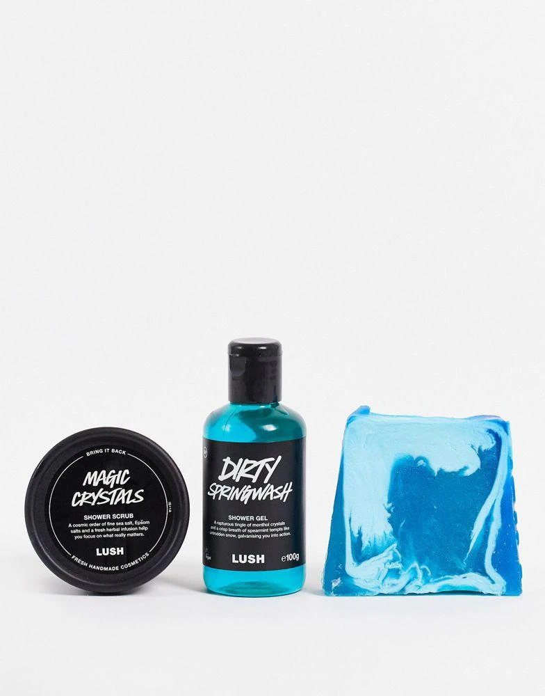 商品Lush|LUSH Scrub Up Well Shower Scrub, Shower Gel & Soap Discovery Kit,价格¥194,第1张图片