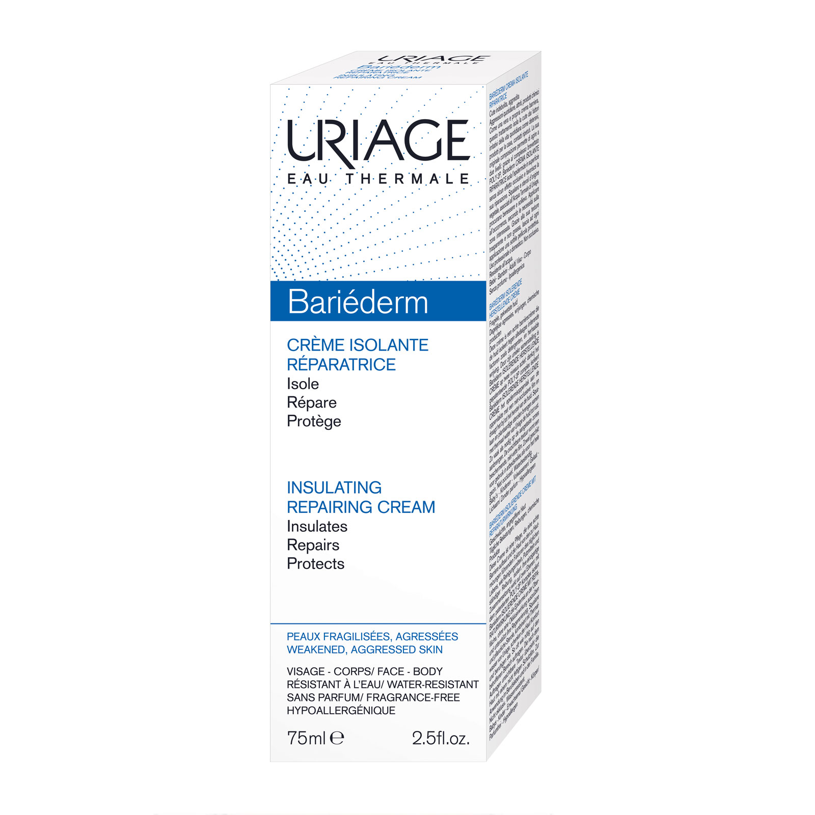 Uriage 依泉 Bariéderm 强效修复舒缓护肤霜 75ml商品第2张图片规格展示