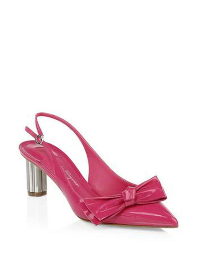 商品Salvatore Ferragamo|Aulla Slingback Leather Pumps,价格¥5398,第2张图片详细描述